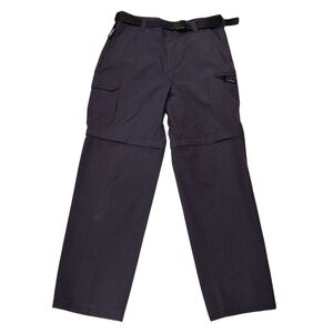 Men's Stylish Dark Grey Convertible Cargo Pants